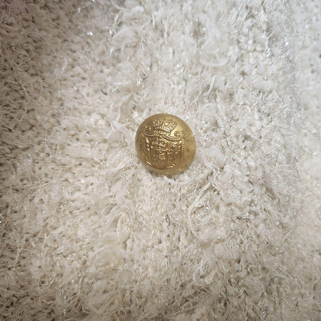 メルカリ最安★雑誌掲載★ウィムガゼット　ラメツイード ニットジャケット ベージュ