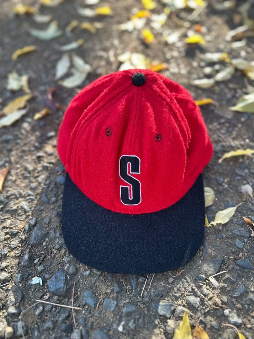 応援グッズ Old stussy caps 80s logo s full wool