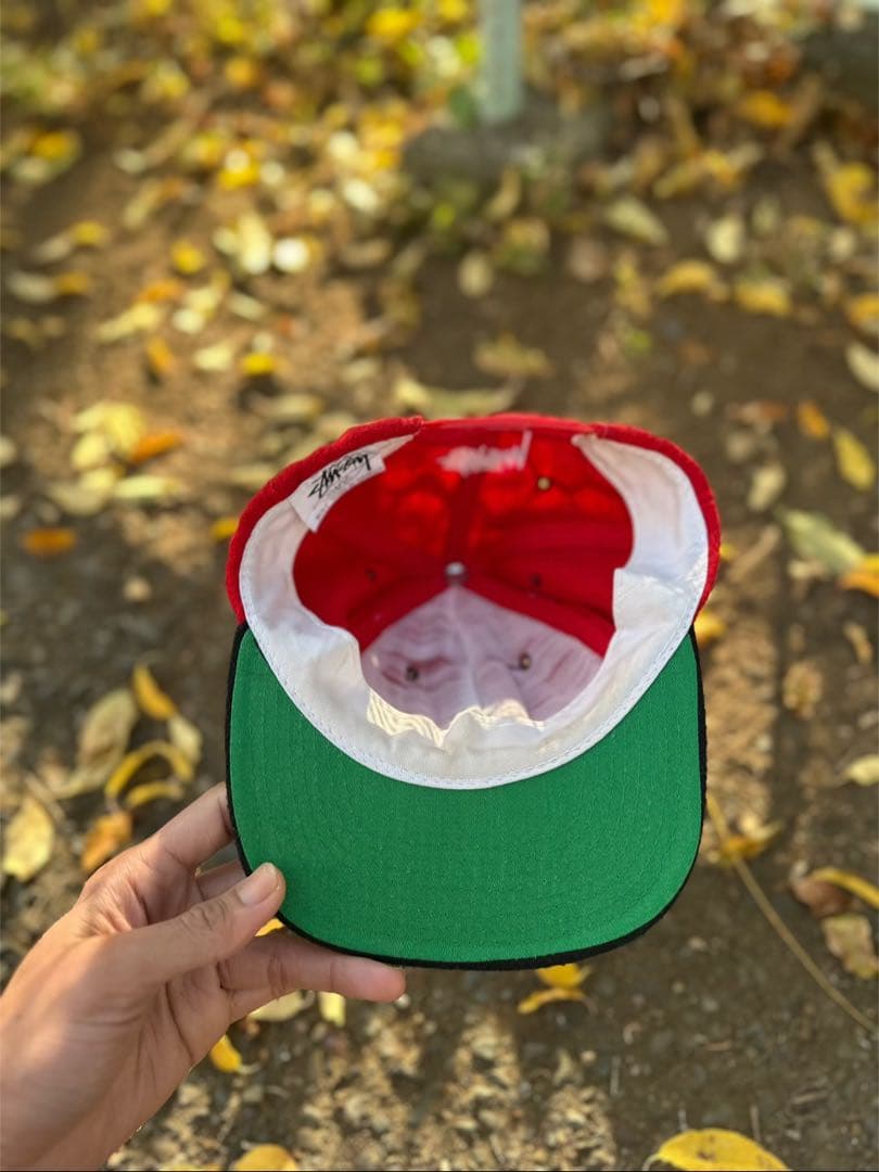 応援グッズ Old stussy caps 80s logo s full wool