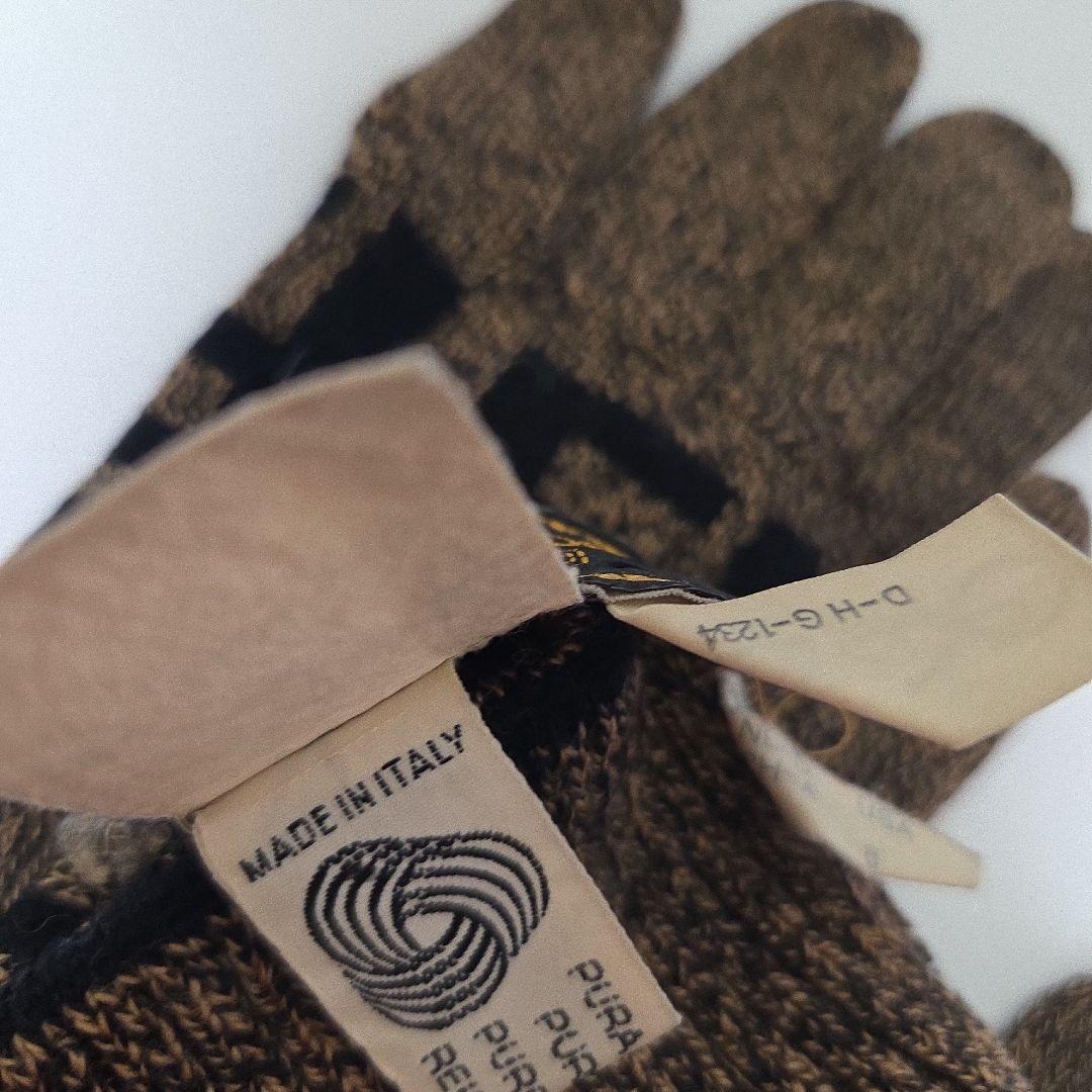 FENDI フェンディ ズッカ柄 手袋 イタリア製 美品