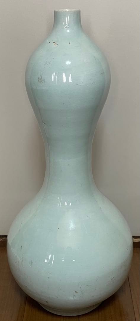 古伊万里　白磁　瓢箪　徳利　t.D831