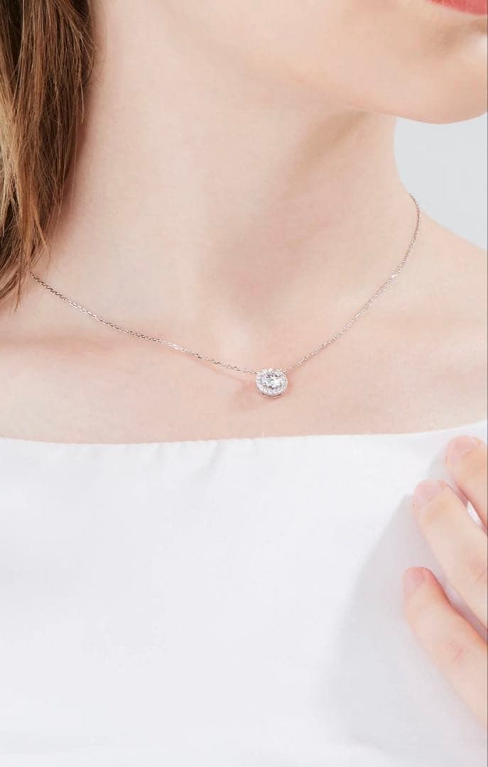 RAVICHARMEモアサナイトネックレス　1ct