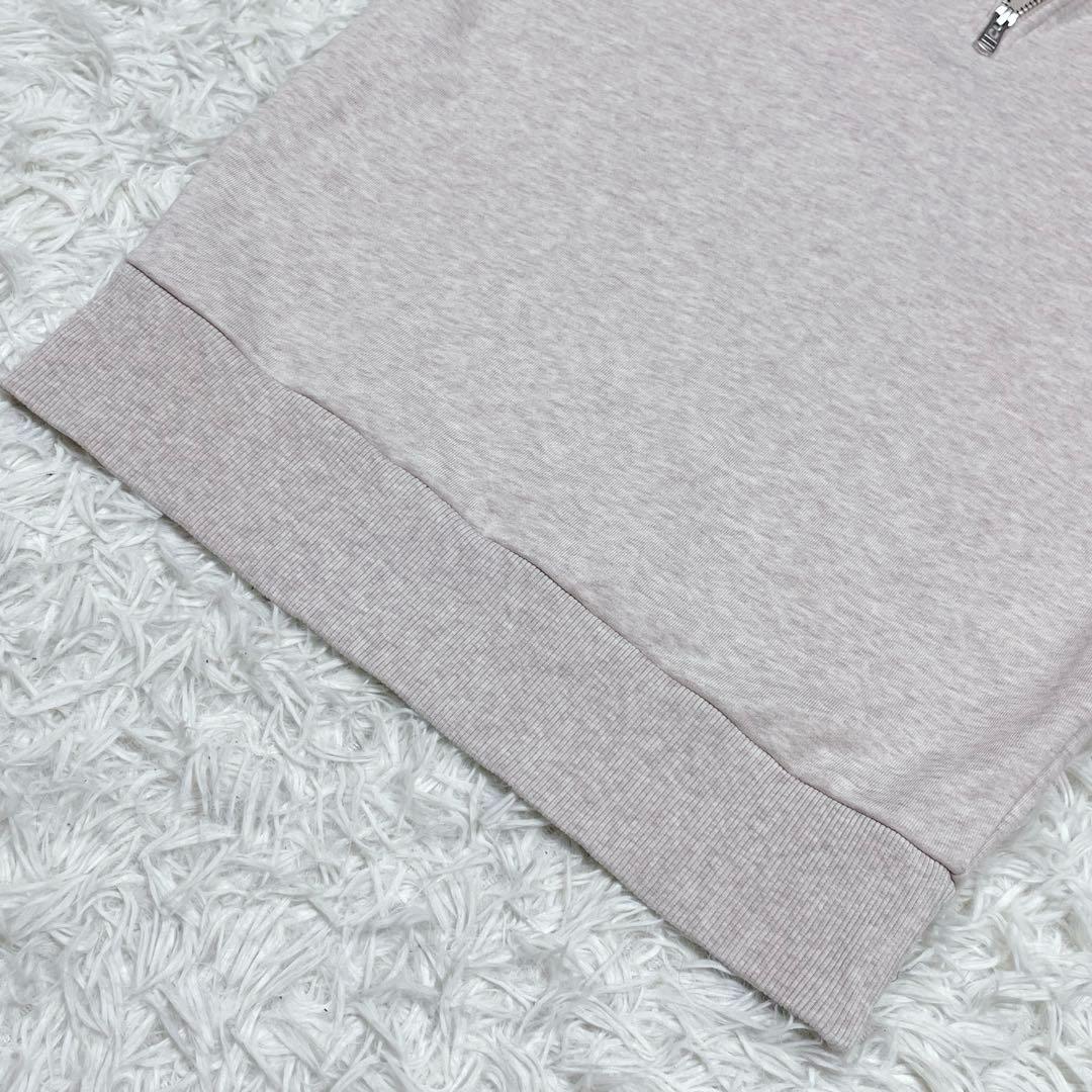 フレッドペリー ハーフジップスウェットトレーナー M3574 ベージュ Sサイズ