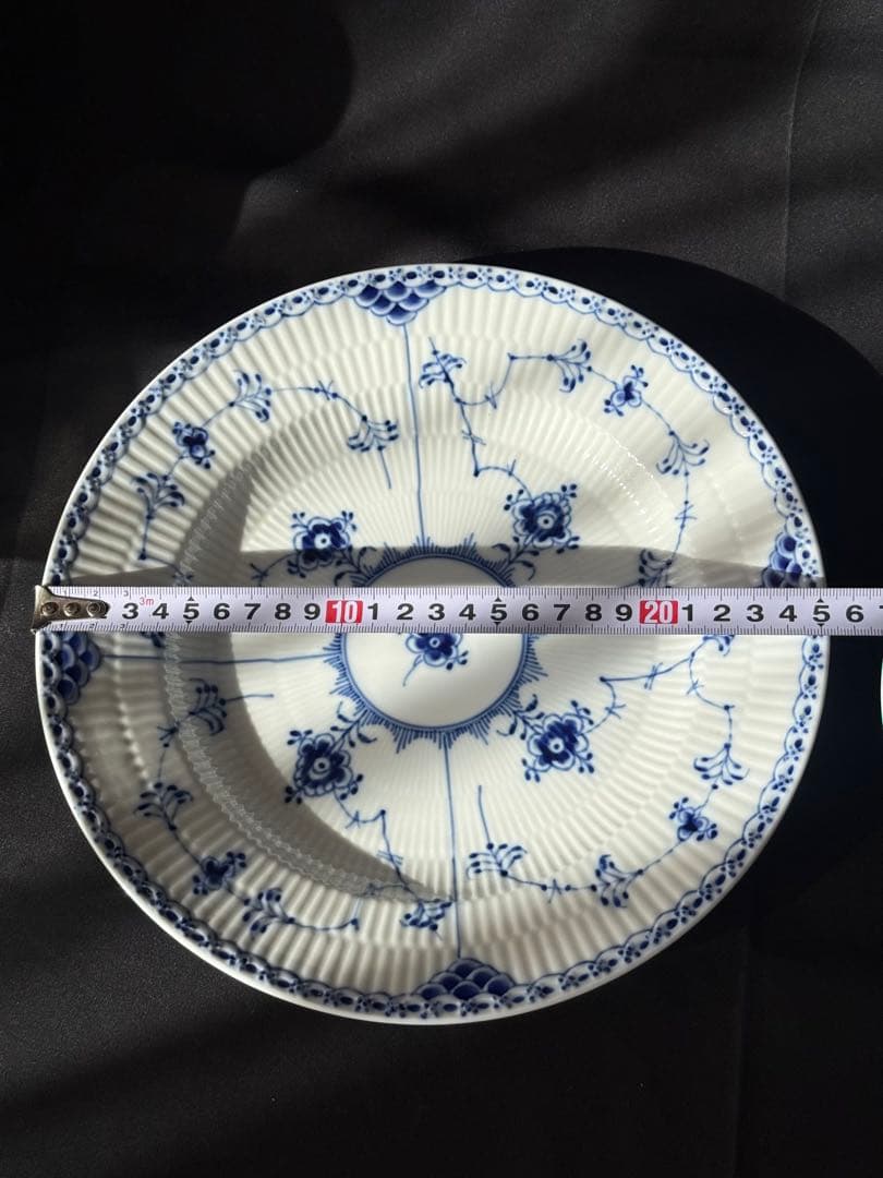 未使用　ロイヤルコペンハーゲン　ブルーフルーテッド 皿　プレート　2枚