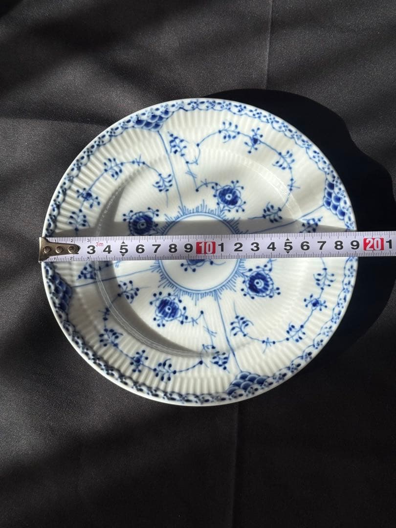 未使用　ロイヤルコペンハーゲン　ブルーフルーテッド 皿　プレート　2枚