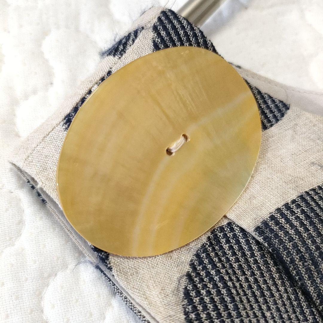 タグ付き✨ミナペルホネン　luna　リネン×シルク　アシンメトリーワンピース