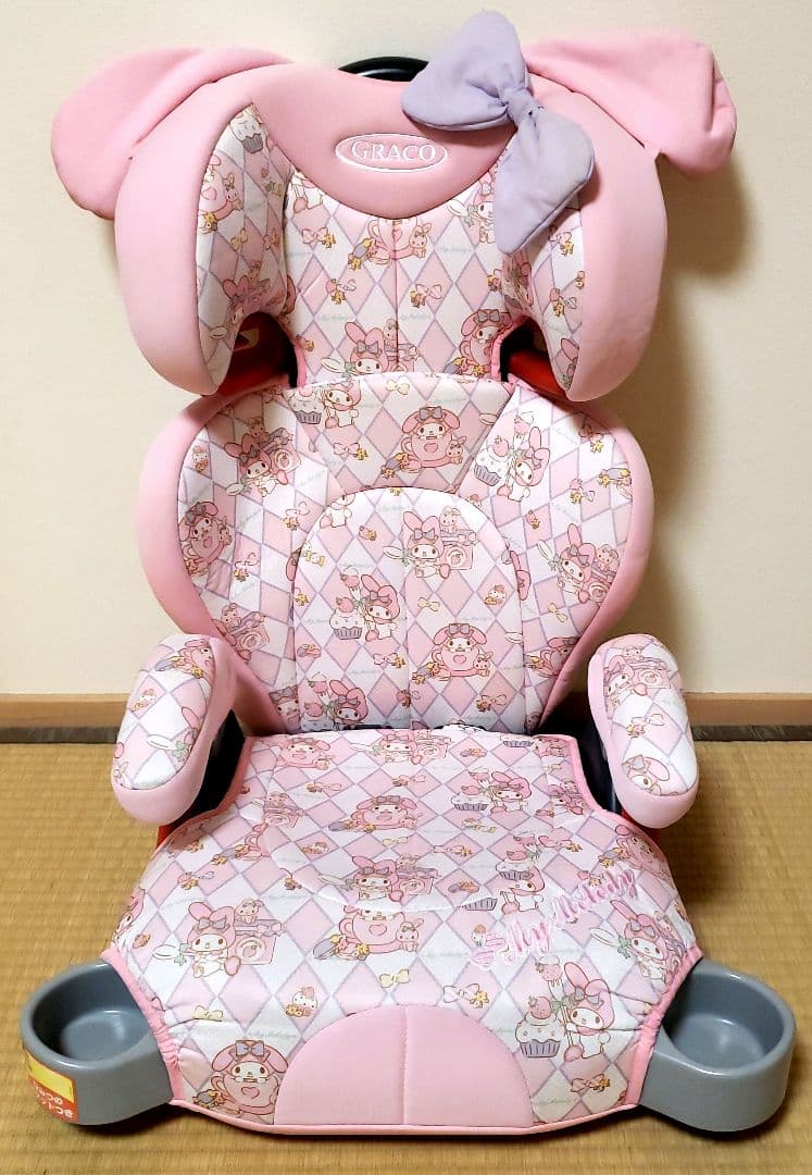 美品 グレコ　ジュニアプラスDX　マイメロディ限定モデル ジュニアシート