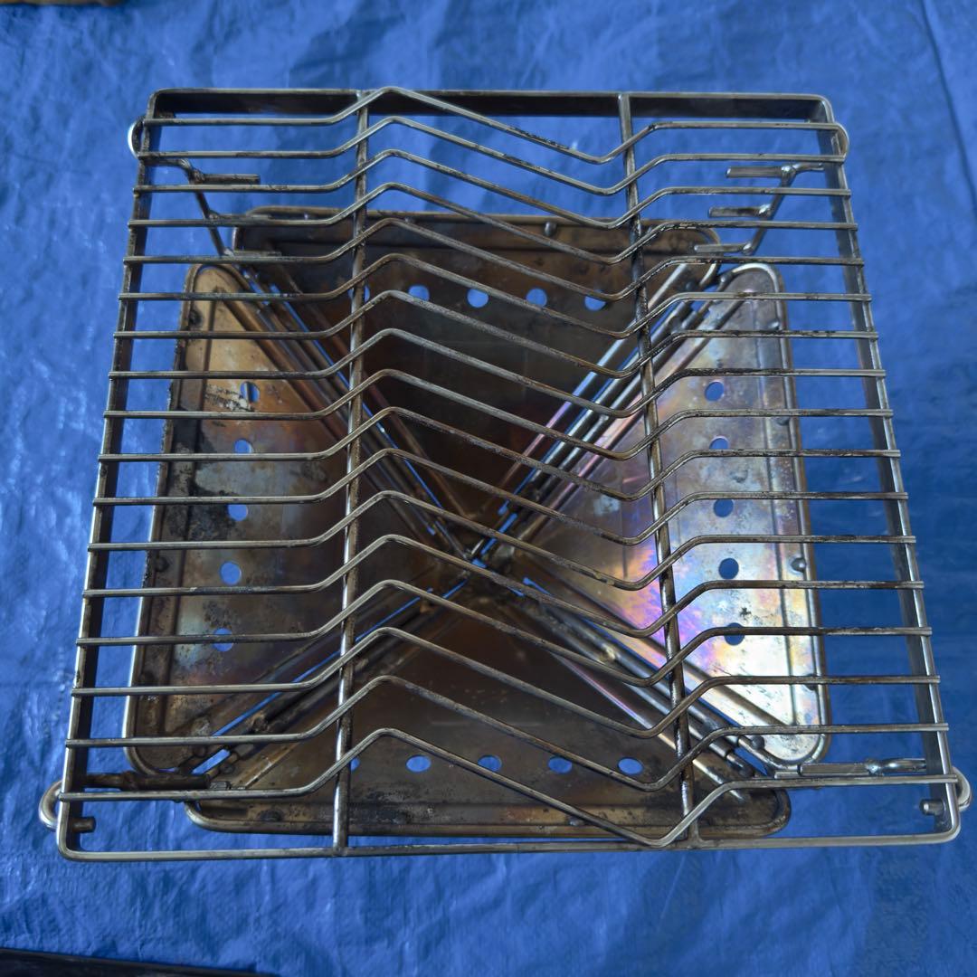 【オレンジ】 Peak（スノーピーク）焚火台 S 5点セット