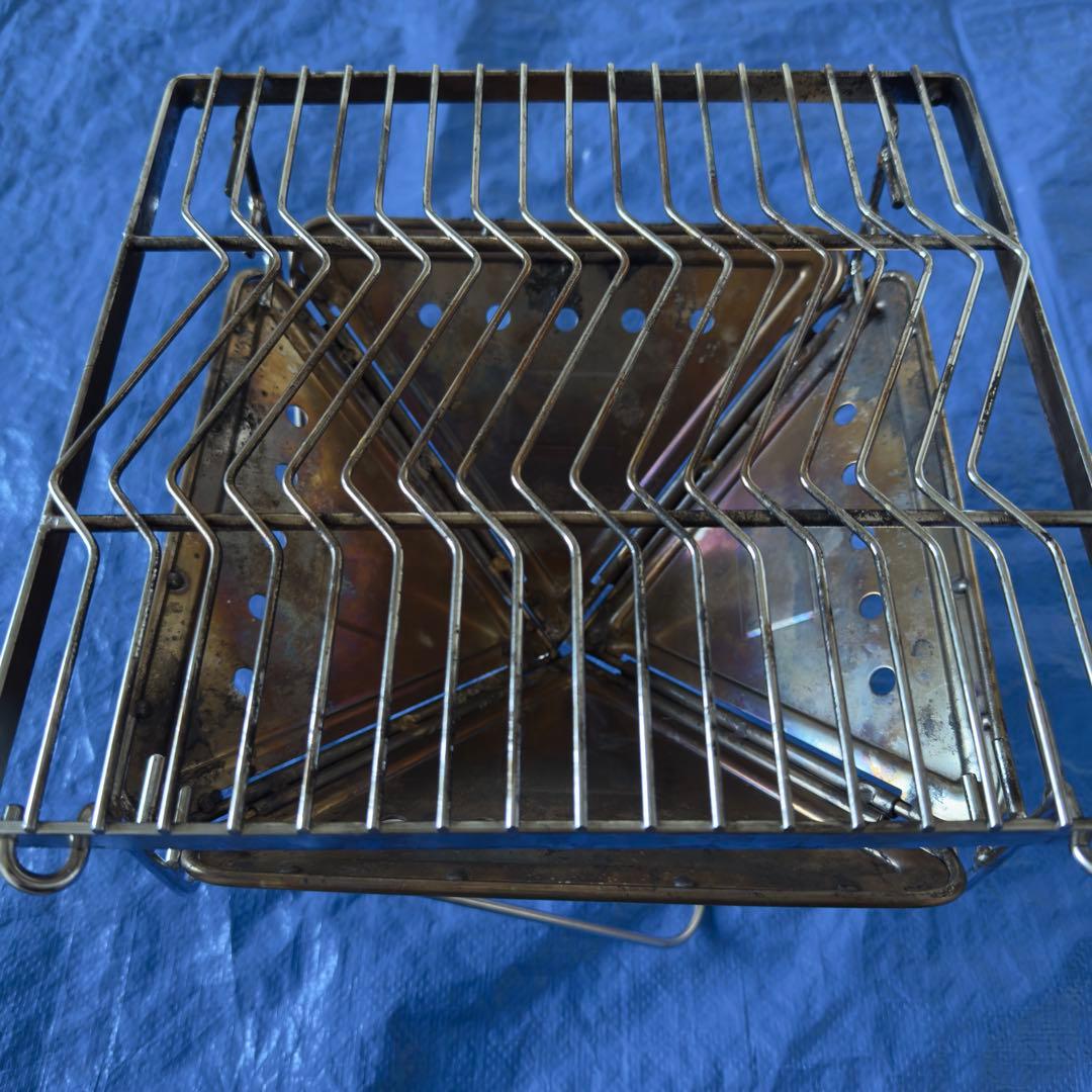 【オレンジ】 Peak（スノーピーク）焚火台 S 5点セット