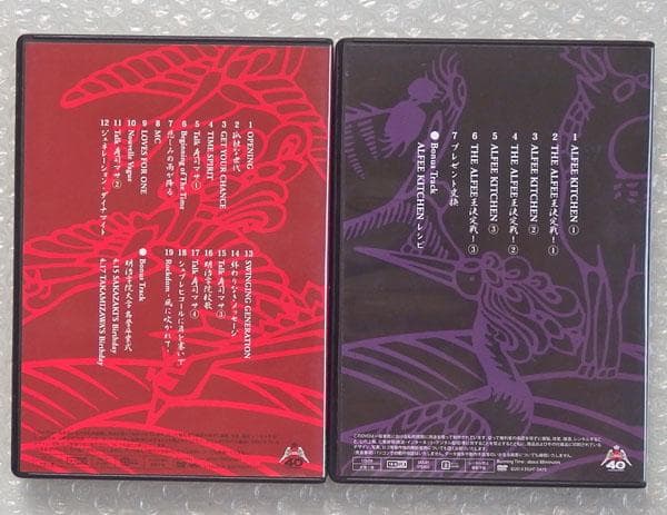 DVD パンフ【THE ALFEE 2014 40年目の夏 公式版 + 非公式版