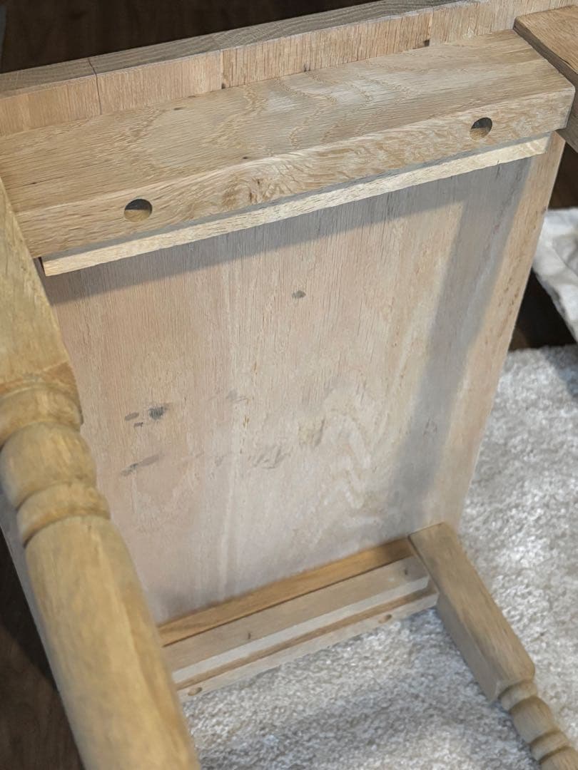 ビンテージ　サイドテーブル ベッドサイドテーブル　剥離