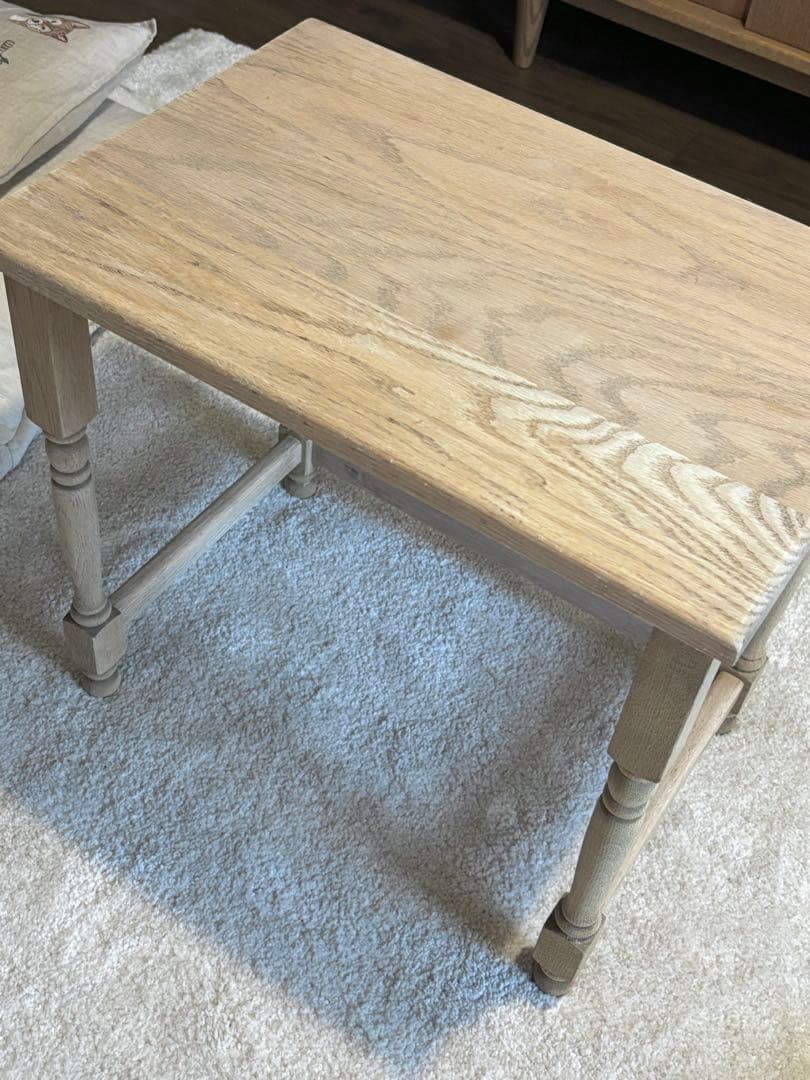 ビンテージ　サイドテーブル ベッドサイドテーブル　剥離