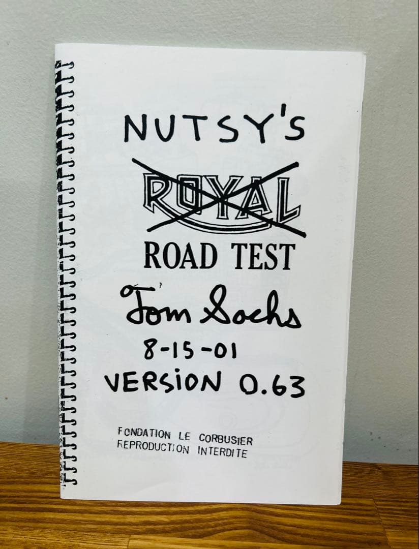 アート・デザイン・音楽 NUTSY'S  ROAD TEST by Tom Sachs