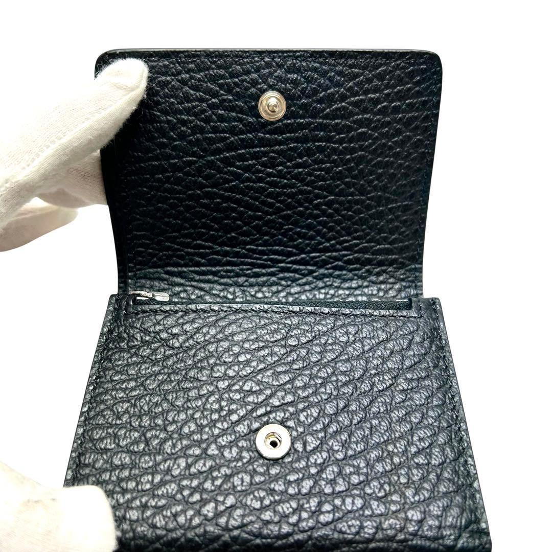 新品未使用　MAISON MARGIELA メゾンマルジェラ三つ折り財布　黒