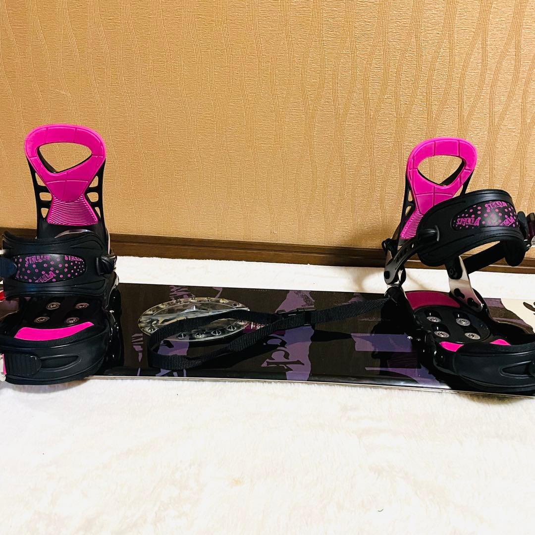 SILICONACCESSORY× STELLAスノーボードビンディングセット