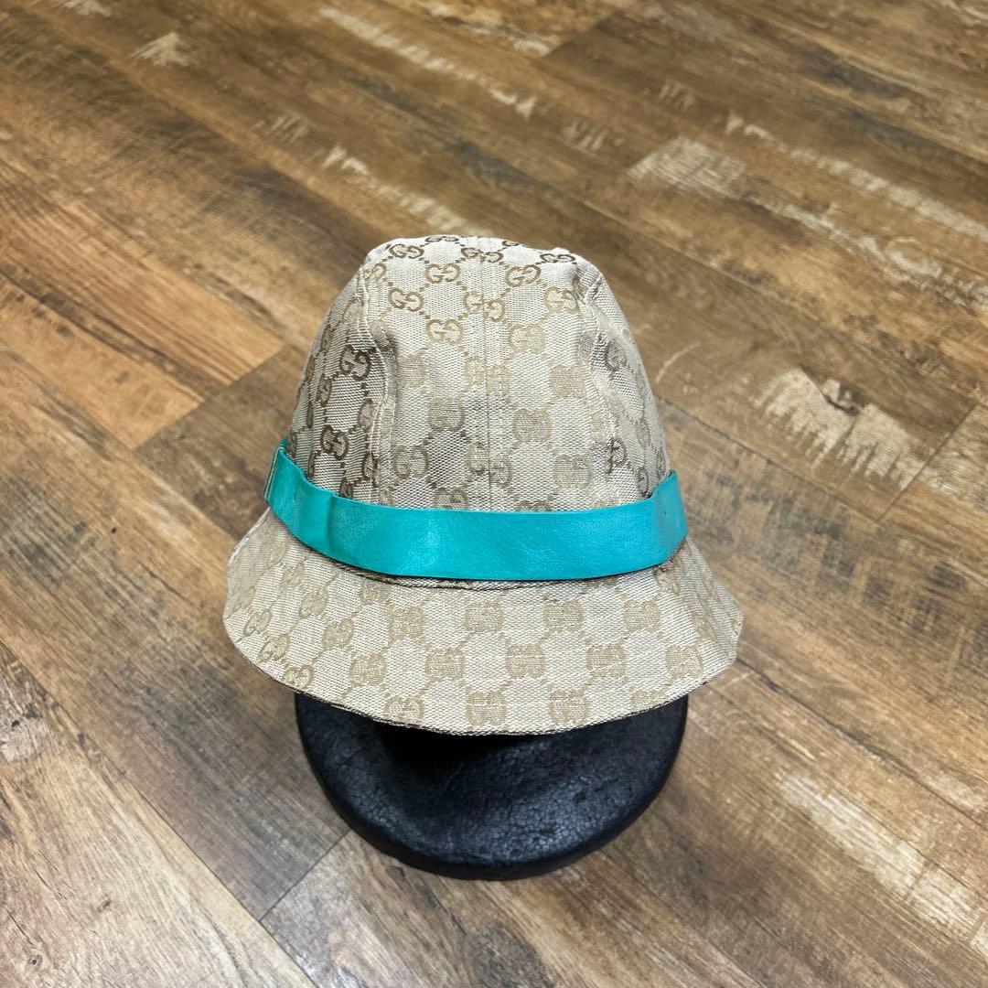 GUCCI グッチ GG柄 キャンバス ハット 030367