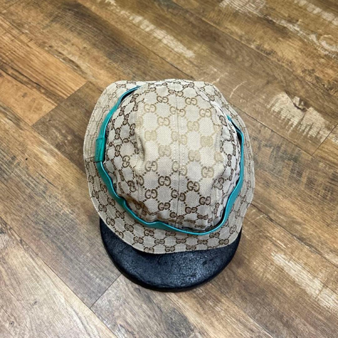 GUCCI グッチ GG柄 キャンバス ハット 030367