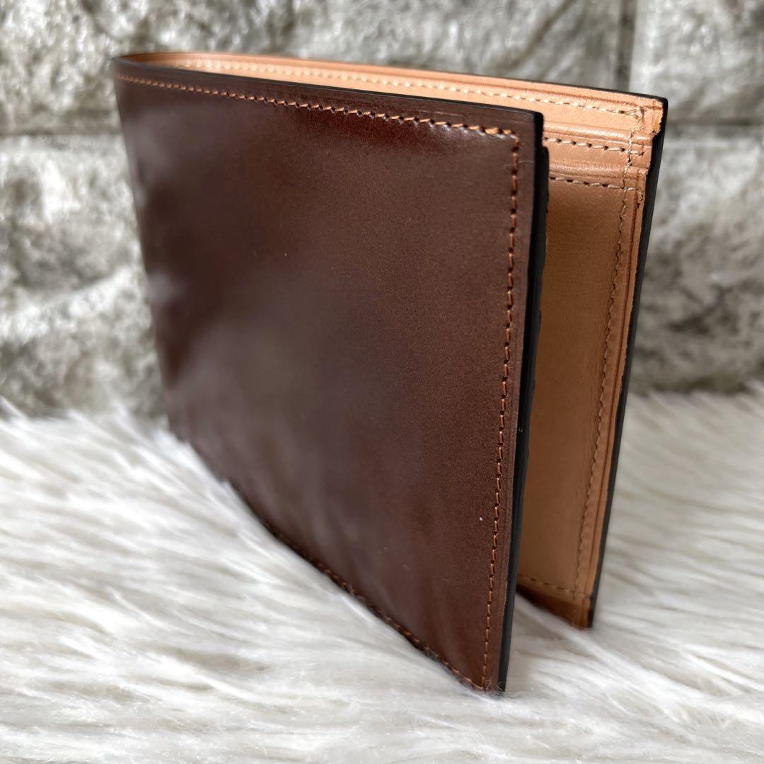 【新品未使用】フライングホース　コードバン　レザー　二つ折り財布