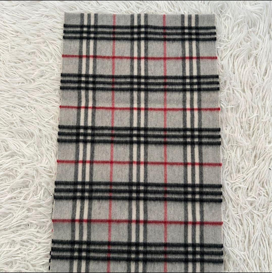 新品タグ付き BURBERRY LONDON カシミヤ100% マフラー