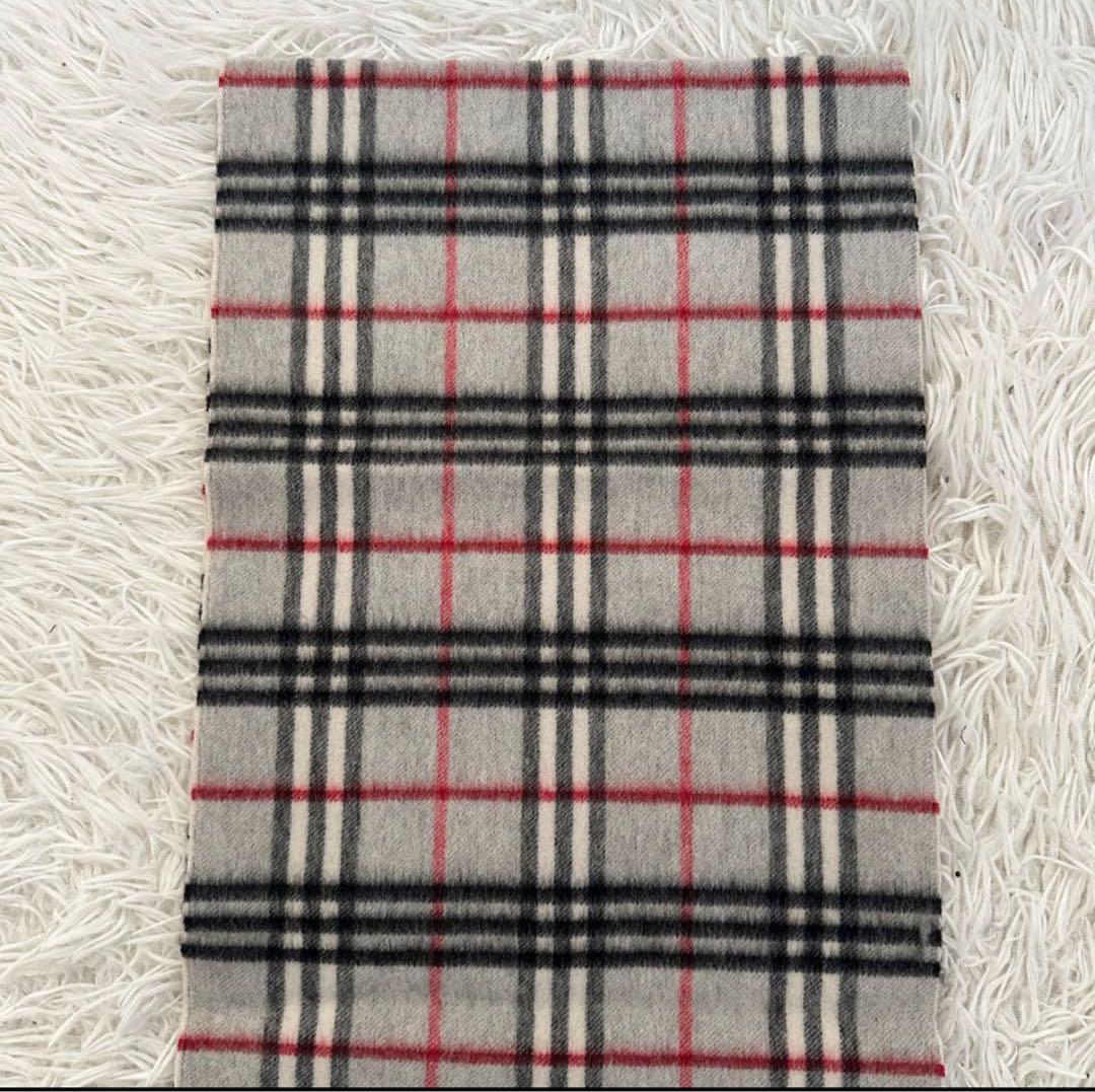新品タグ付き BURBERRY LONDON カシミヤ100% マフラー