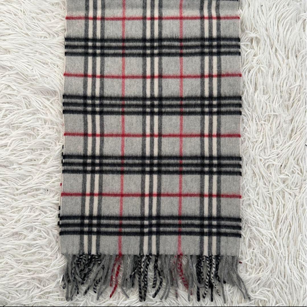 新品タグ付き BURBERRY LONDON カシミヤ100% マフラー