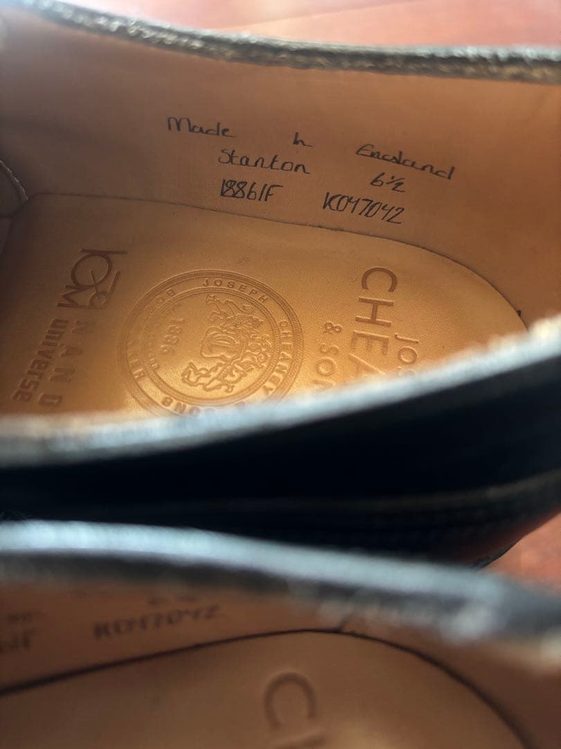 室内試着のみ　Cheaney STANTON UK6.5 ナノユニバース