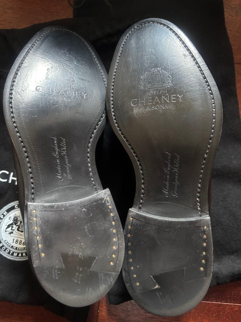 室内試着のみ　Cheaney STANTON UK6.5 ナノユニバース