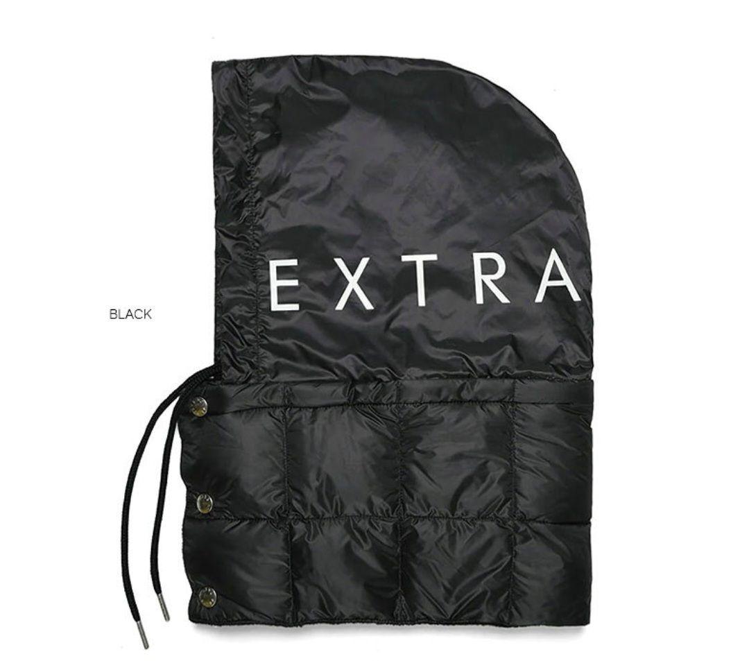 【まゆ】TAION EXTRAフード&マフラー ブラック