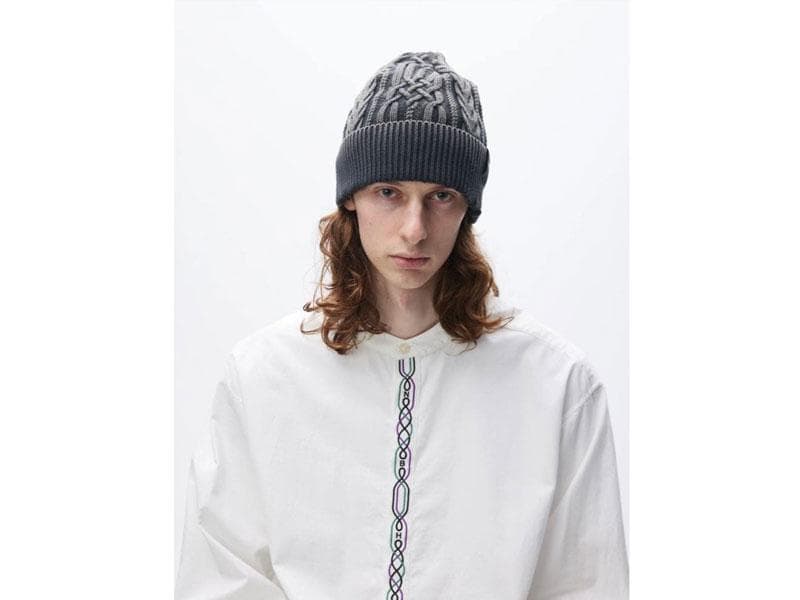 極美 24AW NEIGHBORHOOD WASHED CABLE BEANIE