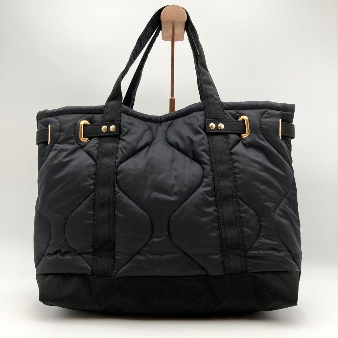 JKayO✨シータパランティカ トートバッグ 黒ナイロン ターンロック