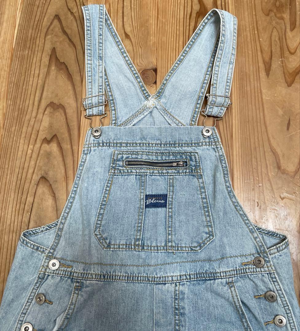 sudo デニムサロペット tablethotel ライトブルー