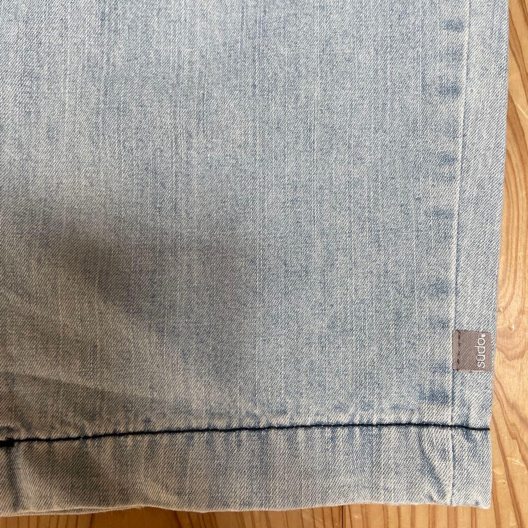 sudo デニムサロペット tablethotel ライトブルー