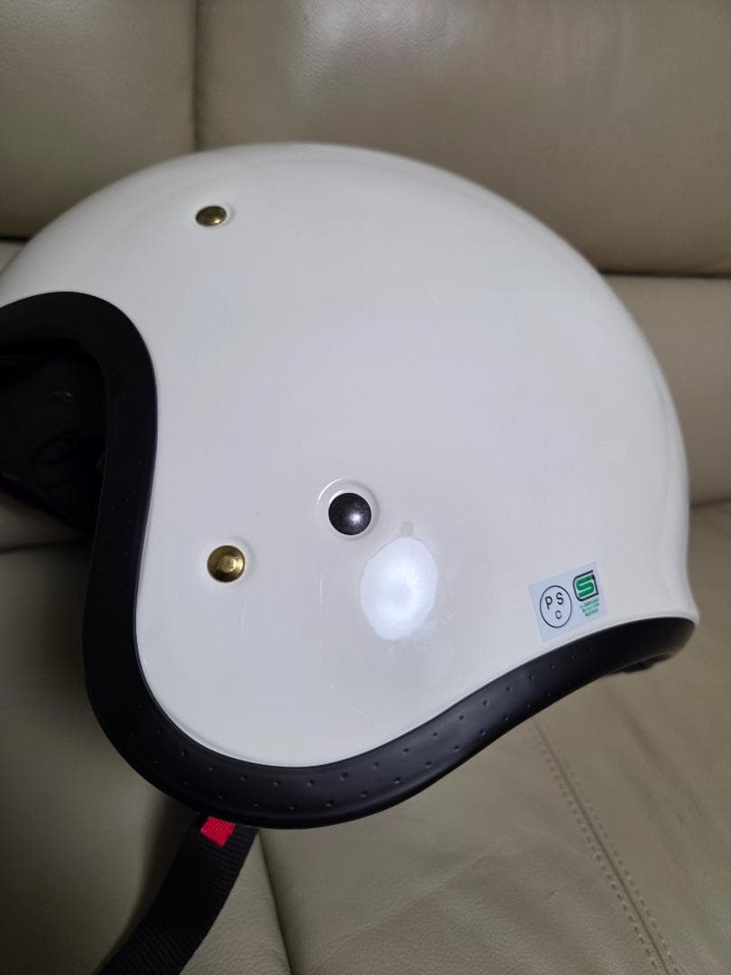 SHOEI ホワイト ジェットヘルメット Ｊ．Ｏ　クリアシールド付き