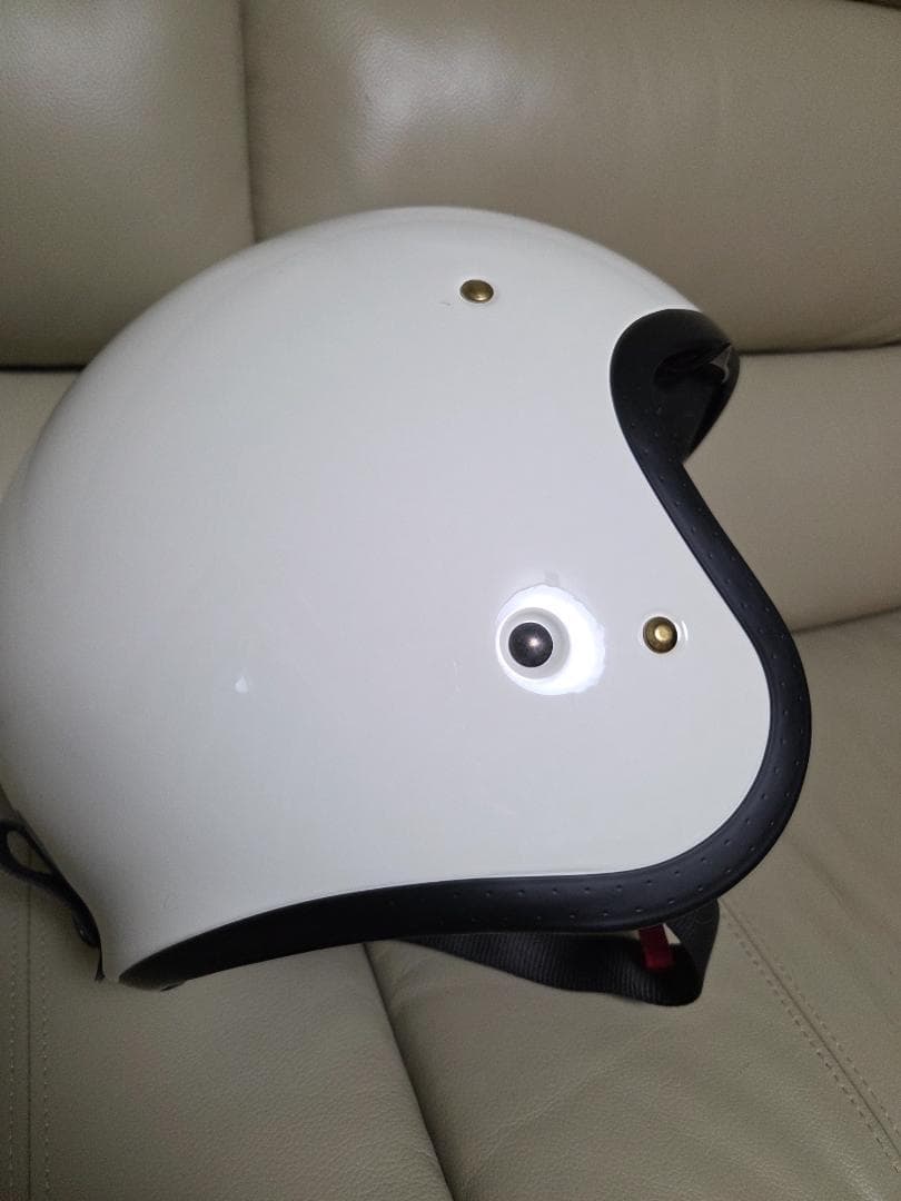 SHOEI ホワイト ジェットヘルメット Ｊ．Ｏ　クリアシールド付き