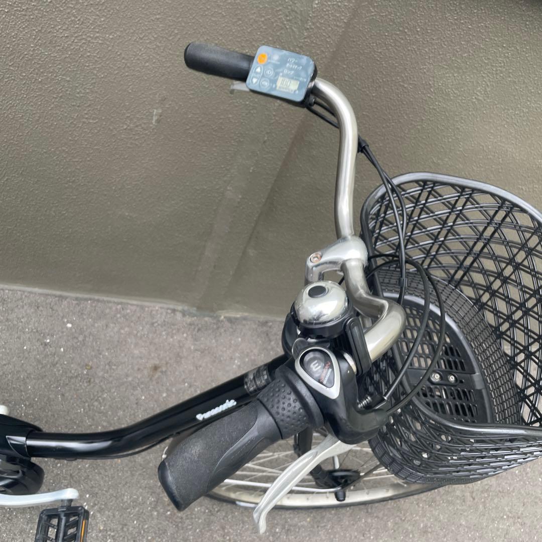 パナソニック電動アシスト自転車26インチブラック（新品バッテリー8.9A h）