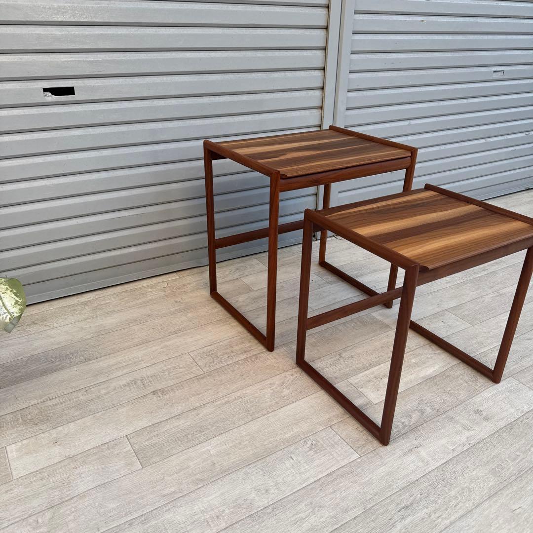 美品　展示品　NISSIN 日進木工 ネストテーブル　NEST TABLE