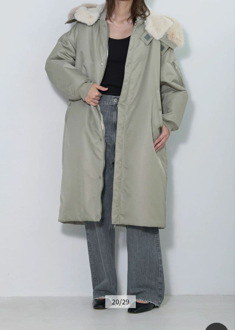 upper hights 2WAYロングブルゾン 新品