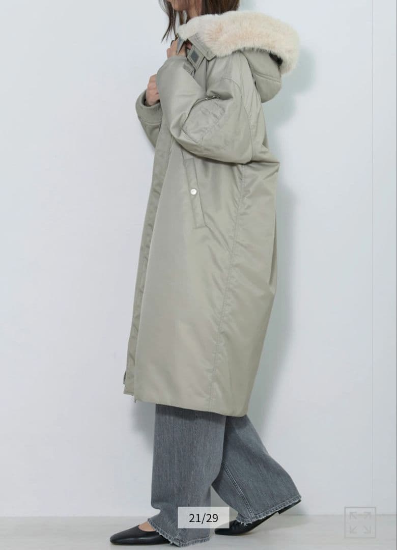 upper hights 2WAYロングブルゾン 新品