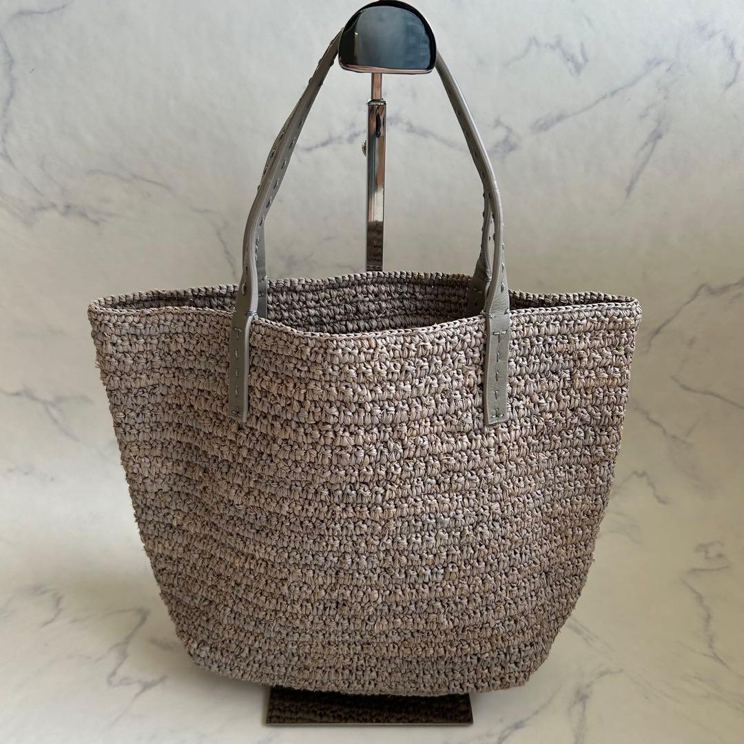 ヘレンカミンスキー トートバッグ ラフィア レザー Davoletta Mini