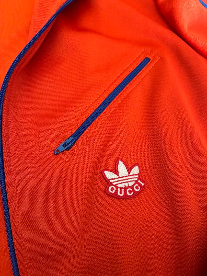 最終価格//GUCCI adidasジップアップトラックジャケット M 男女兼用