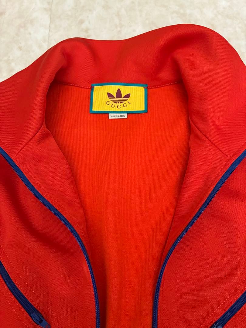 最終価格//GUCCI adidasジップアップトラックジャケット M 男女兼用