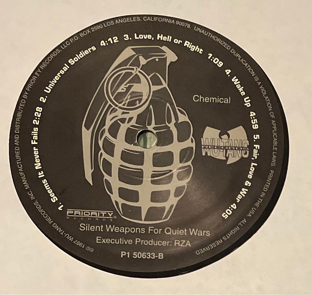 KILLARMY SILENT WEAPONS レコード　wu-tang RZA