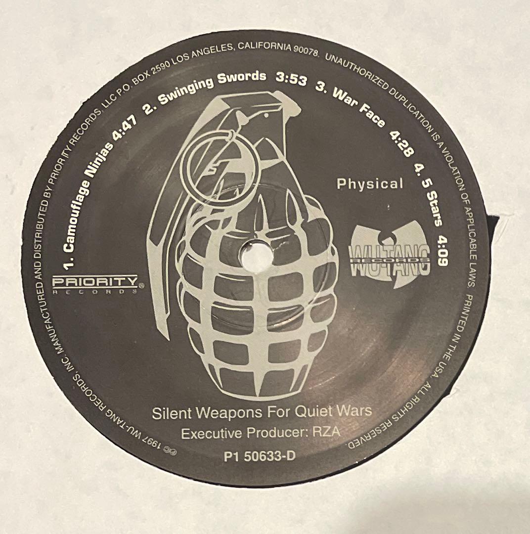 KILLARMY SILENT WEAPONS レコード　wu-tang RZA