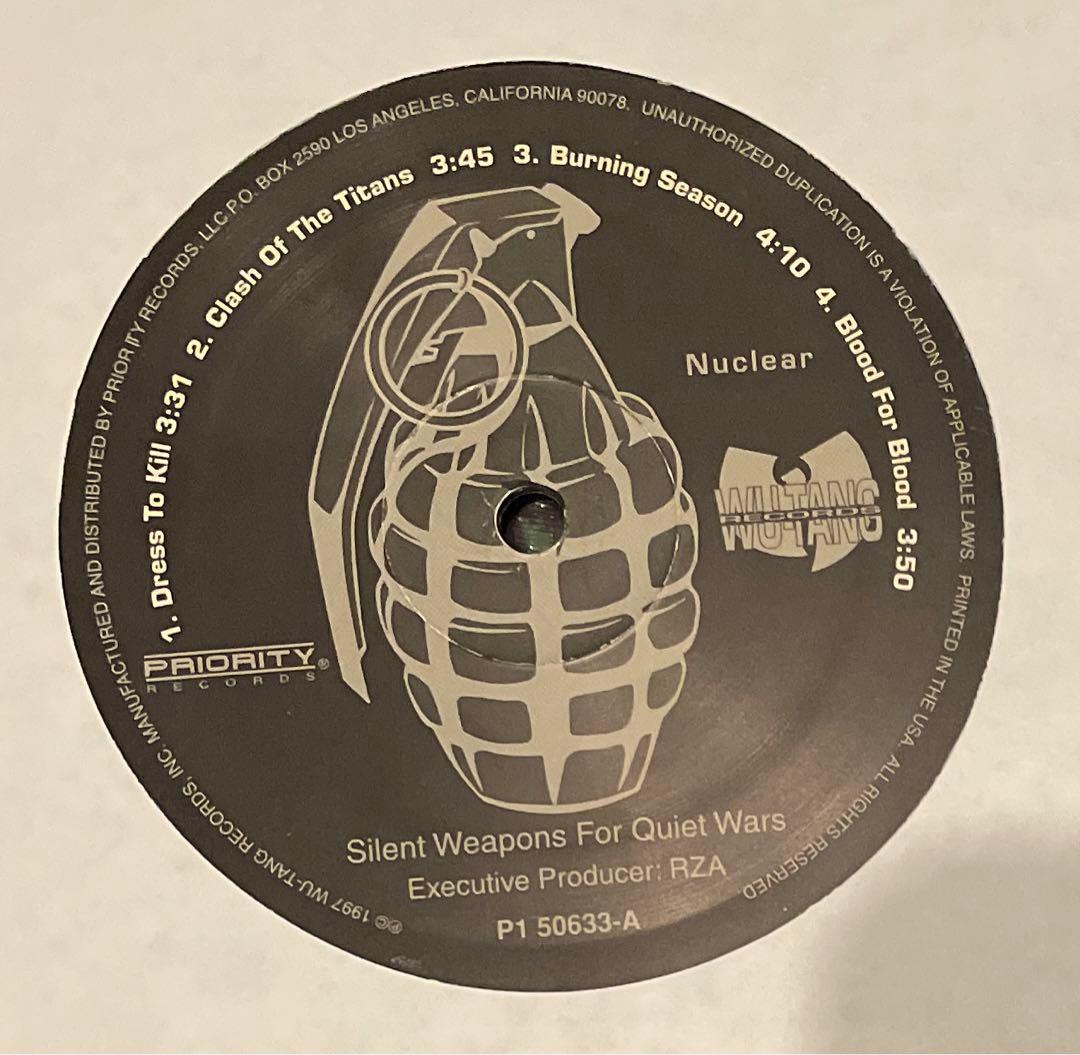 KILLARMY SILENT WEAPONS レコード　wu-tang RZA