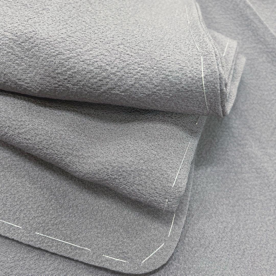 正絹 色無地 淡青紫(未使用品)草木染作家 圓啓【健勝苑】