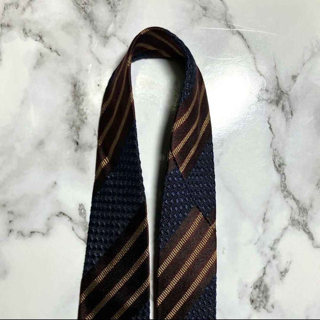 DRIES VAN NOTEN ドリスヴァンノッテン ネクタイ　レジメンタル