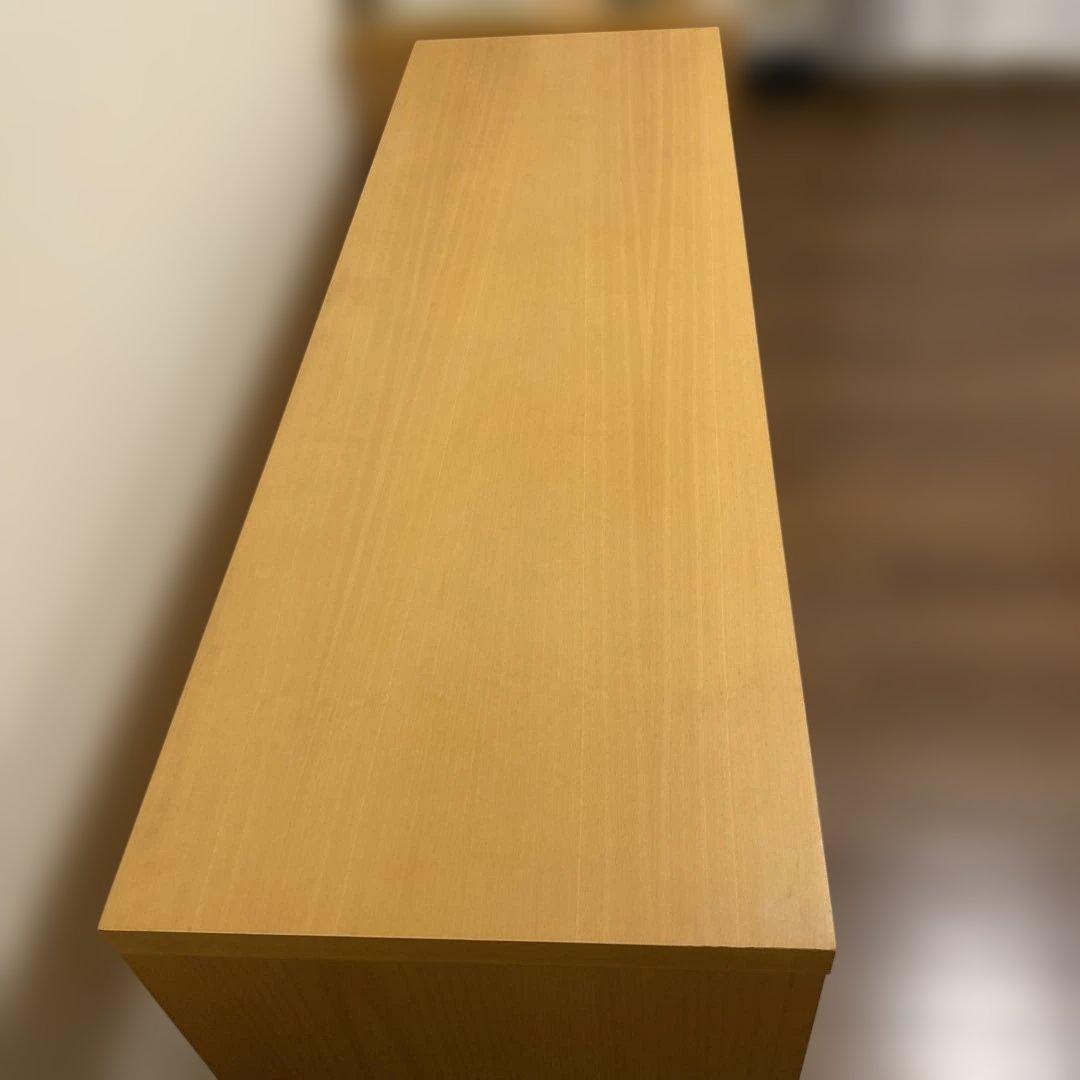 無印良品 奥行45㎝ ブナ材デスク