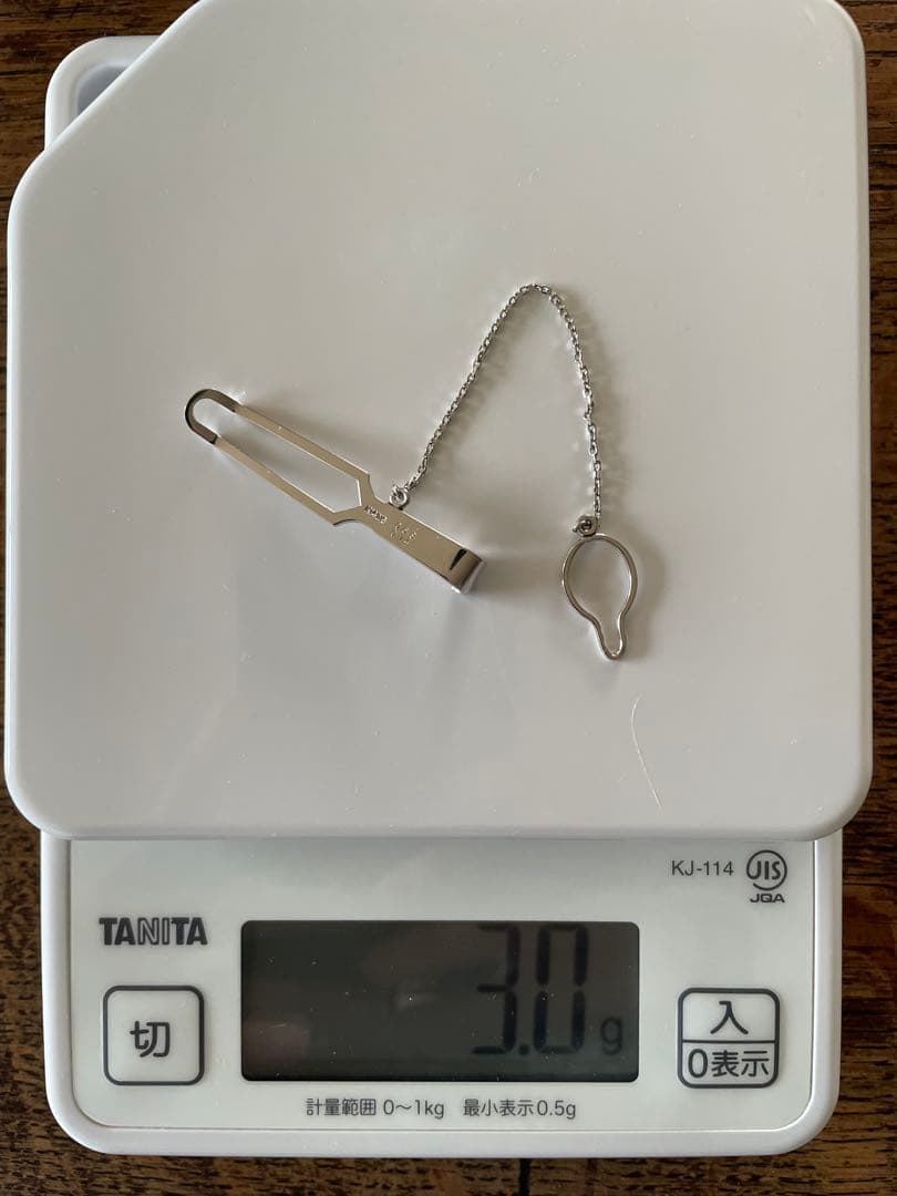 あやめ123 　K14WG ネクタイピン　訳あり