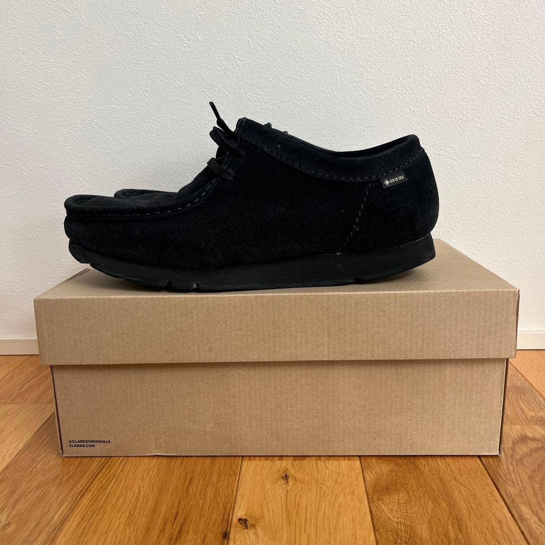 クラークス ワラビーGTX Black UK9