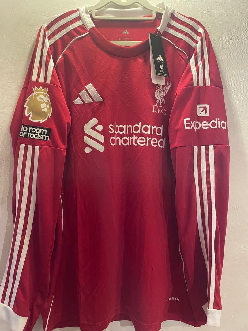 新品タグ付き　マクアリスタ　リバプール　ユニフォーム　長袖